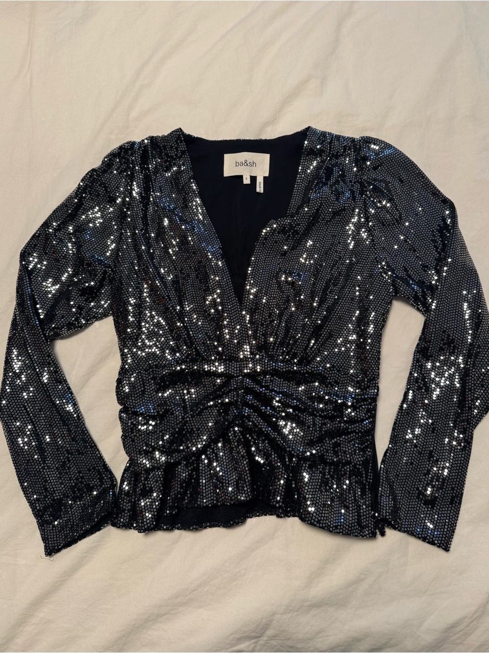 Mae Embellished Ruffle Top Ba&sh - Picture 2 of 4